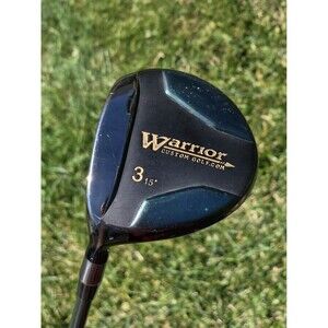 Warrior Custom Golf 15° 3 Fairway Wood Ĺ D Pro R Flex Graphite LH 44" New Grip